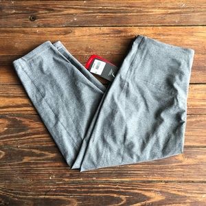 New gray workout capris